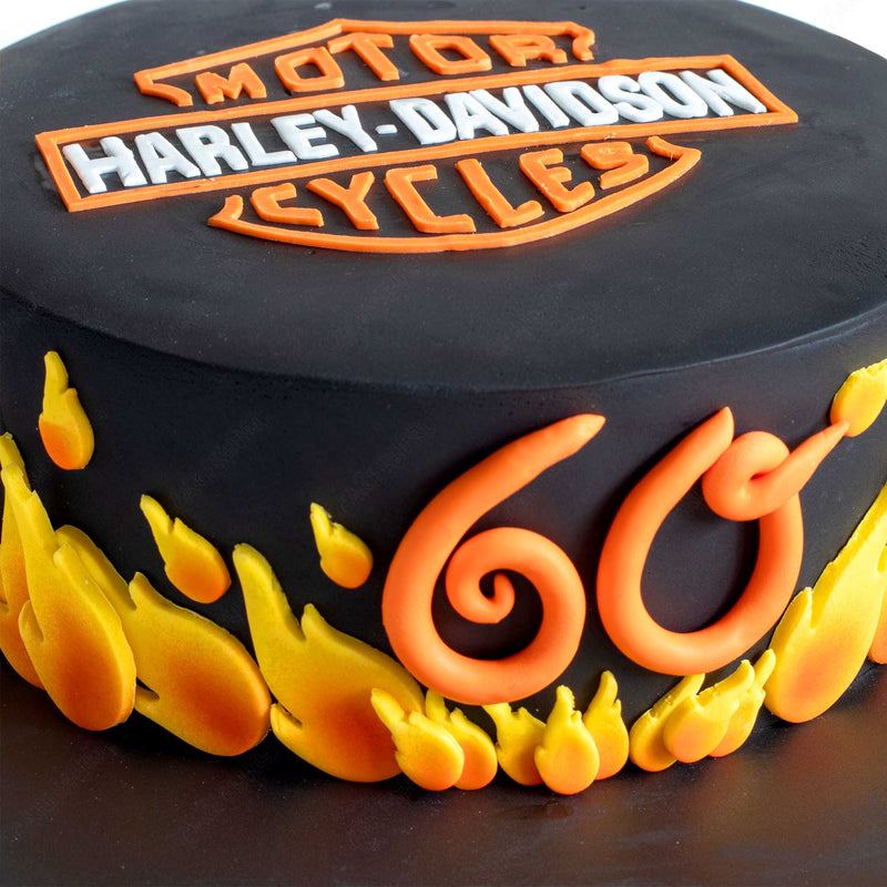 harley cake - as seen in Explore!! :-) | for a surprise 40th… | Flickr