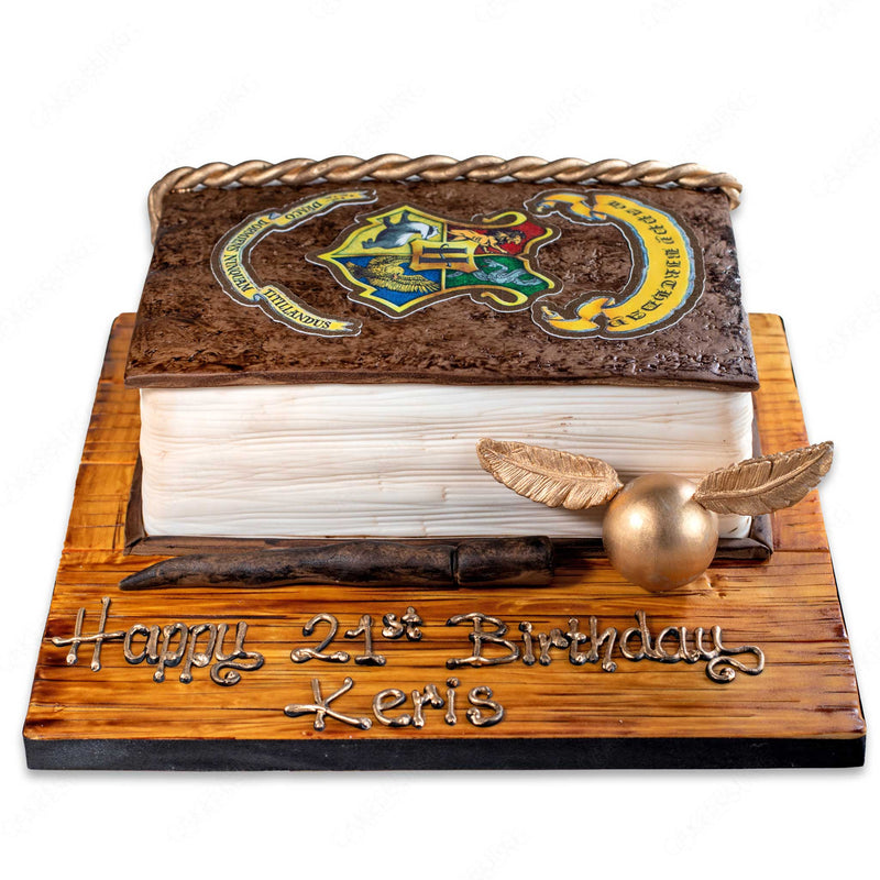 Harry Potter Novel Book Cake