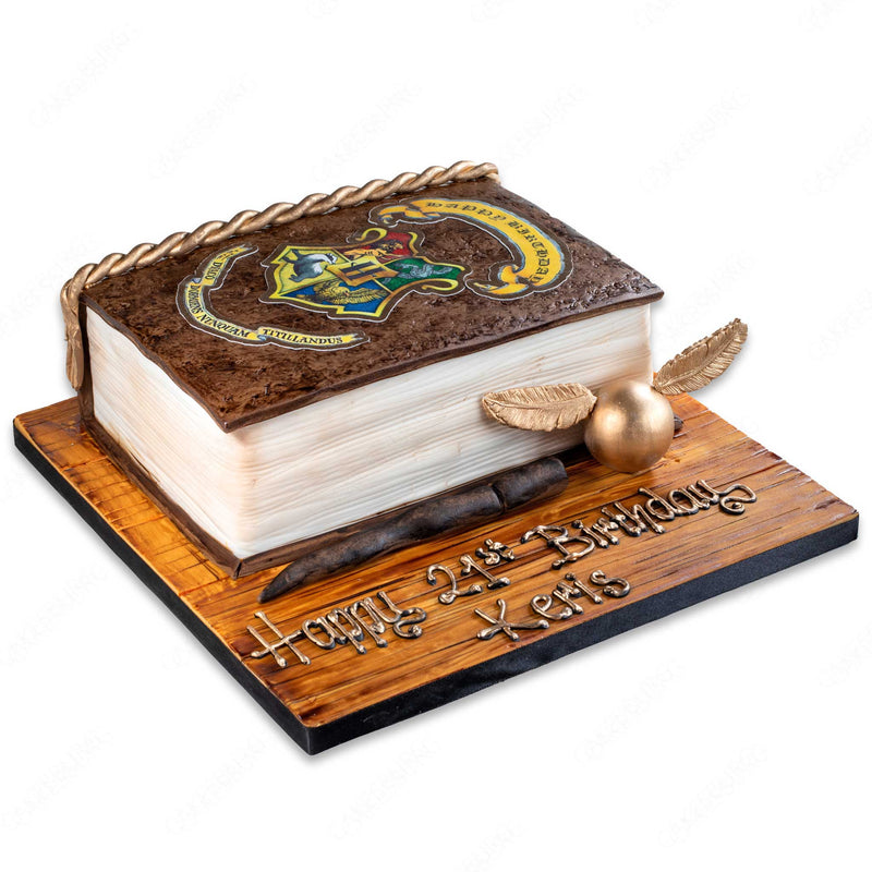 Harry Potter Novel Book Cake