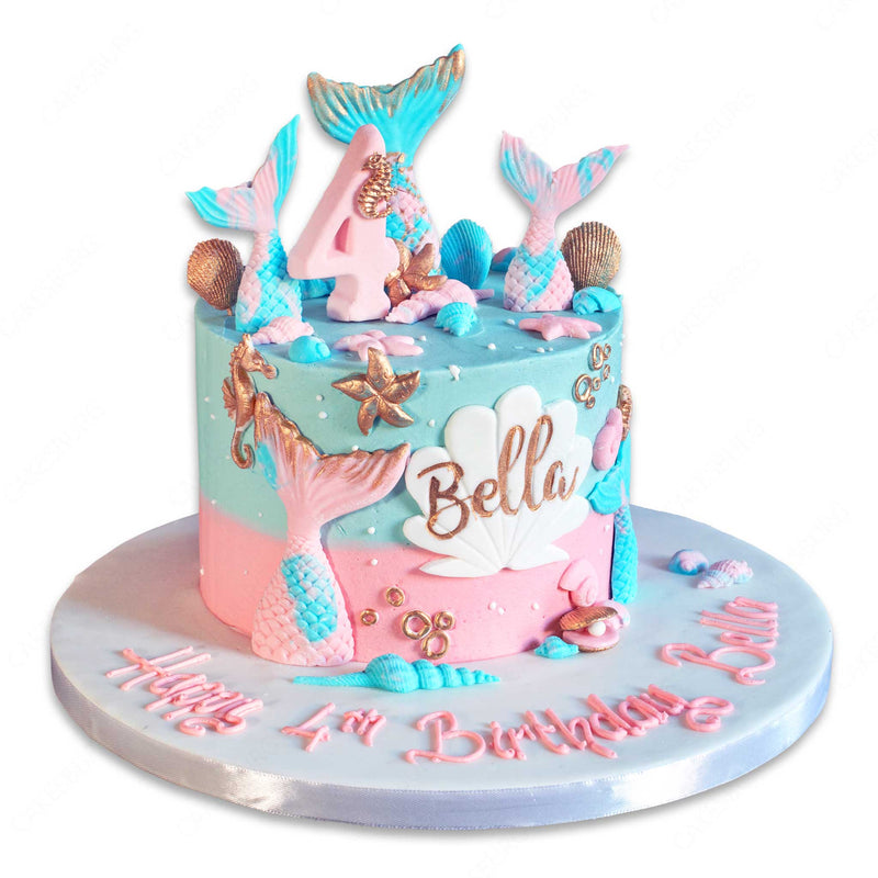 Buttercream Mermaid Cake