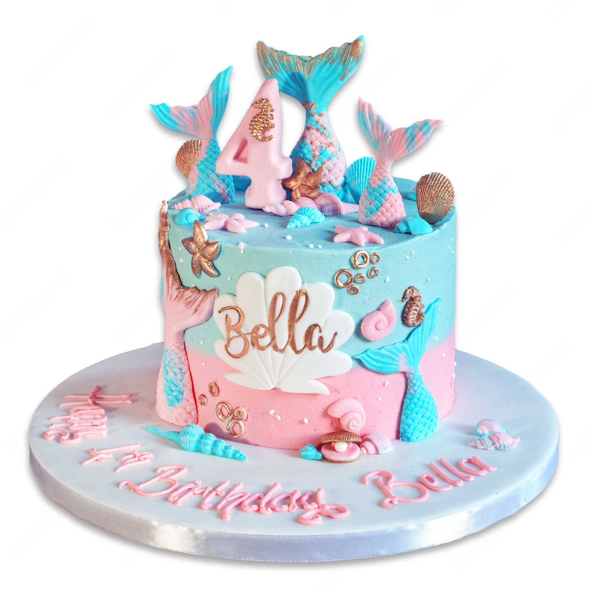 Buttercream Mermaid Cake