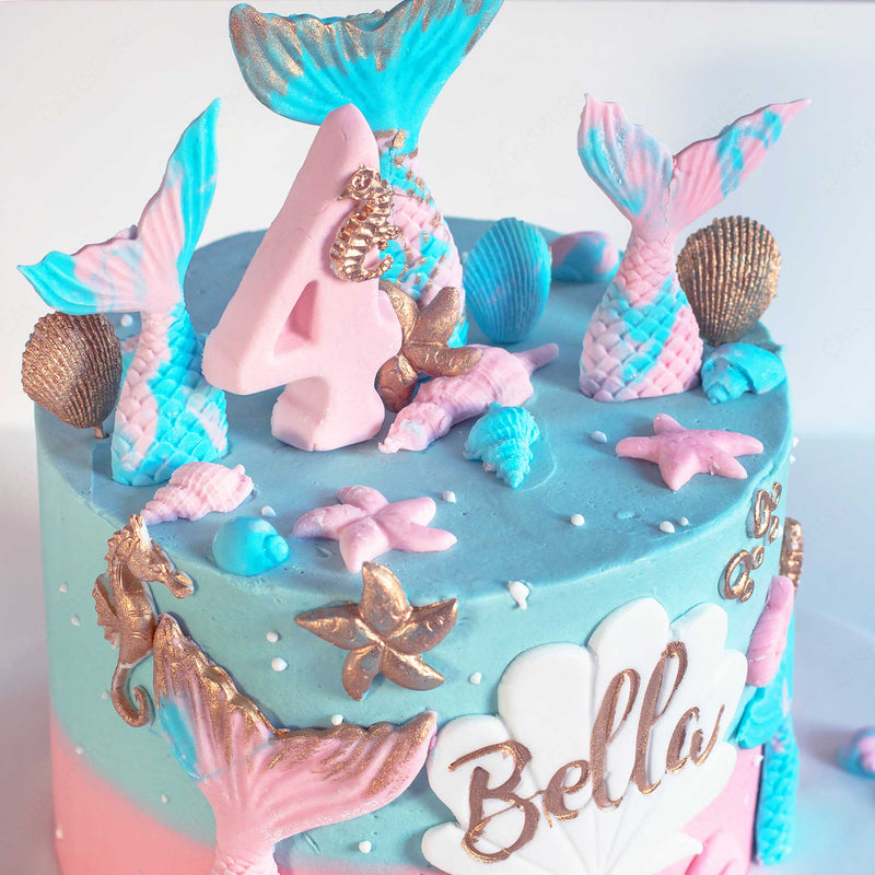 Buttercream Mermaid Cake