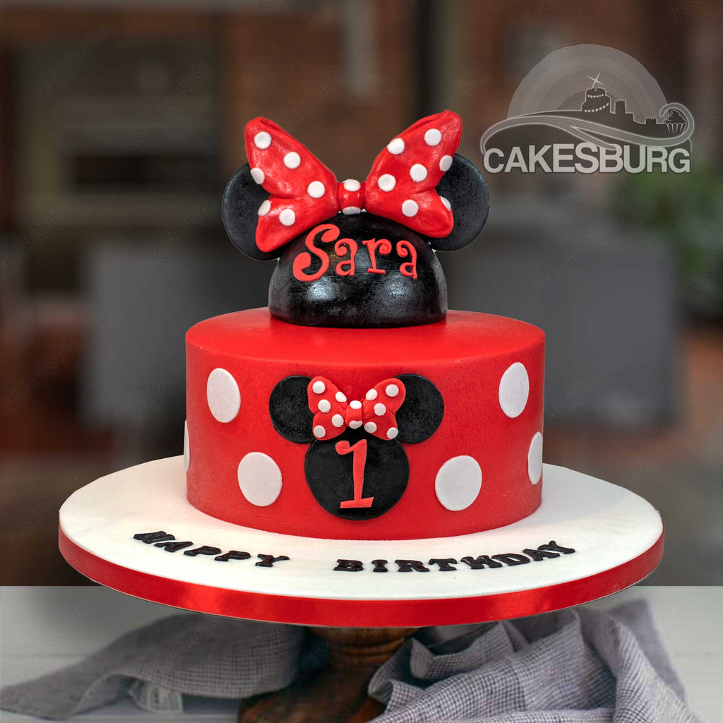 Minnie Mouse One Cake Topper, Girl'S First Birthday Cake Decor, Disney  Themed Baby Shower Gender Reveal Party Decoration Supplies - Walmart.com