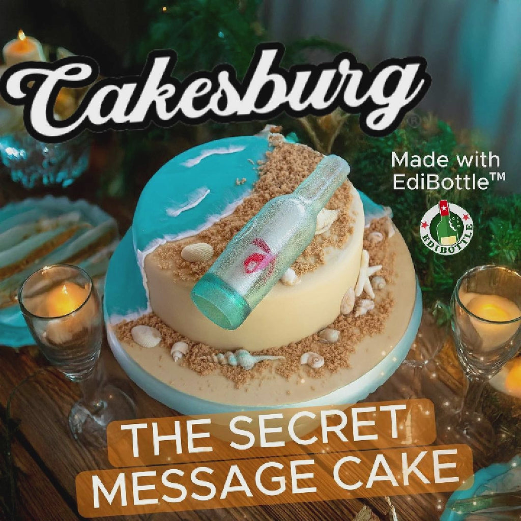 The EdiBottle™ Signature: Message in a Bottle Cake