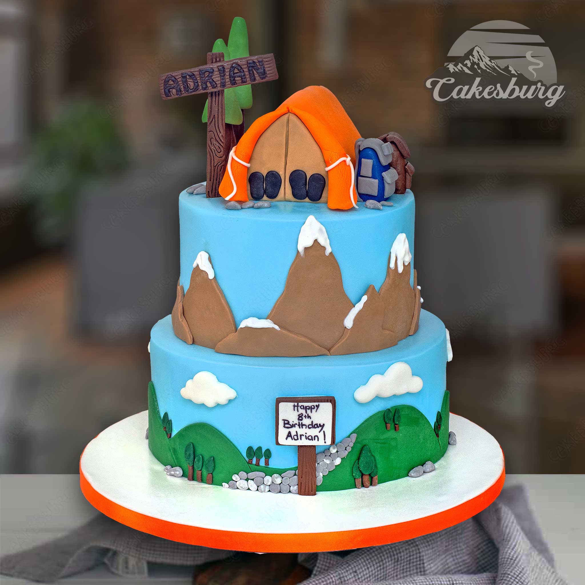 cake tent Camping Cake #2