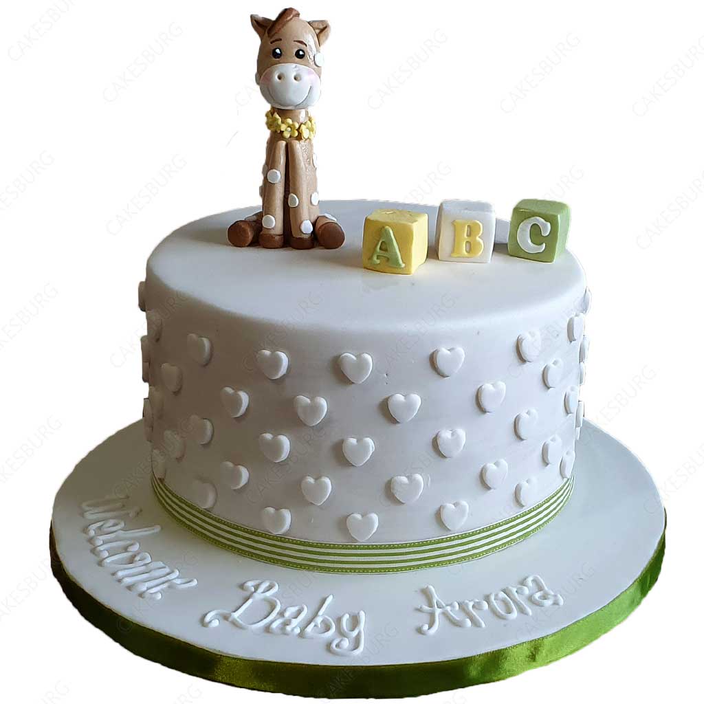 Giraffe ABC Cake