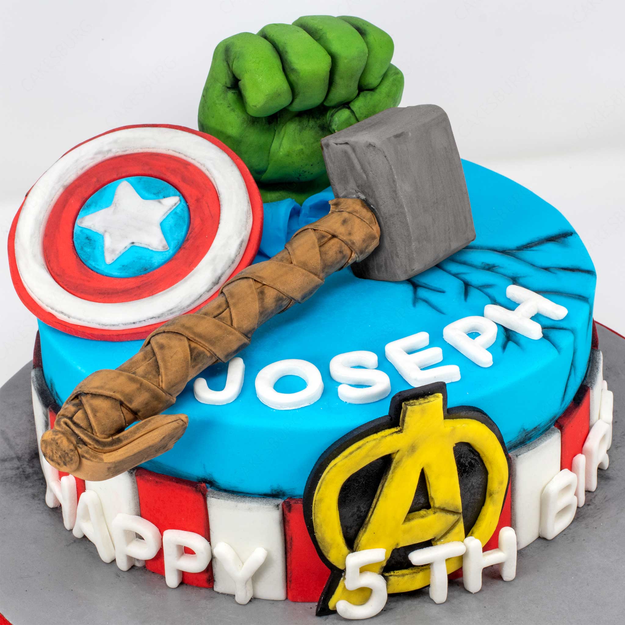 Super Heroes Cake #1 - [TOP SELLER]