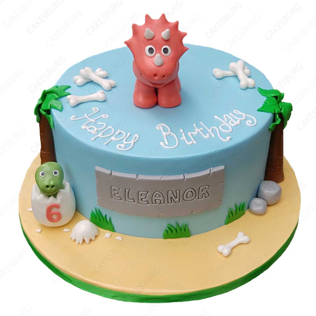 Baby Dinosaur Cake #3