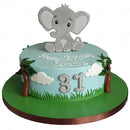 Baby Elephant Cake