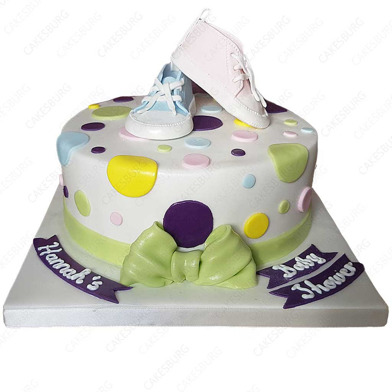 Baby Shoes (Baby Shower) Cake