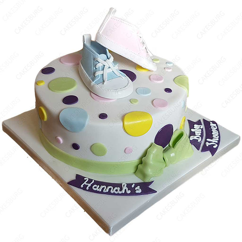 Baby Shoes (Baby Shower) Cake