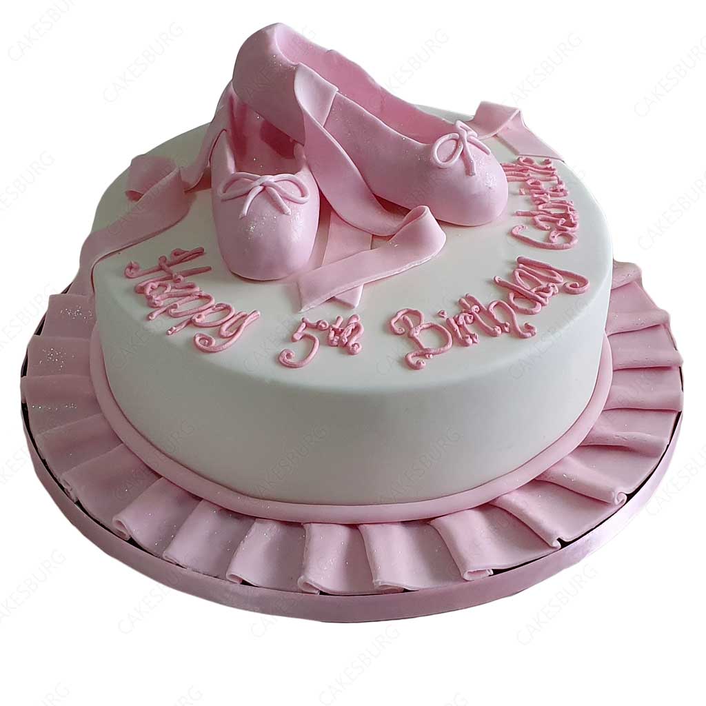 Ballet Shoes Birthday Cake – Tanner & Gates