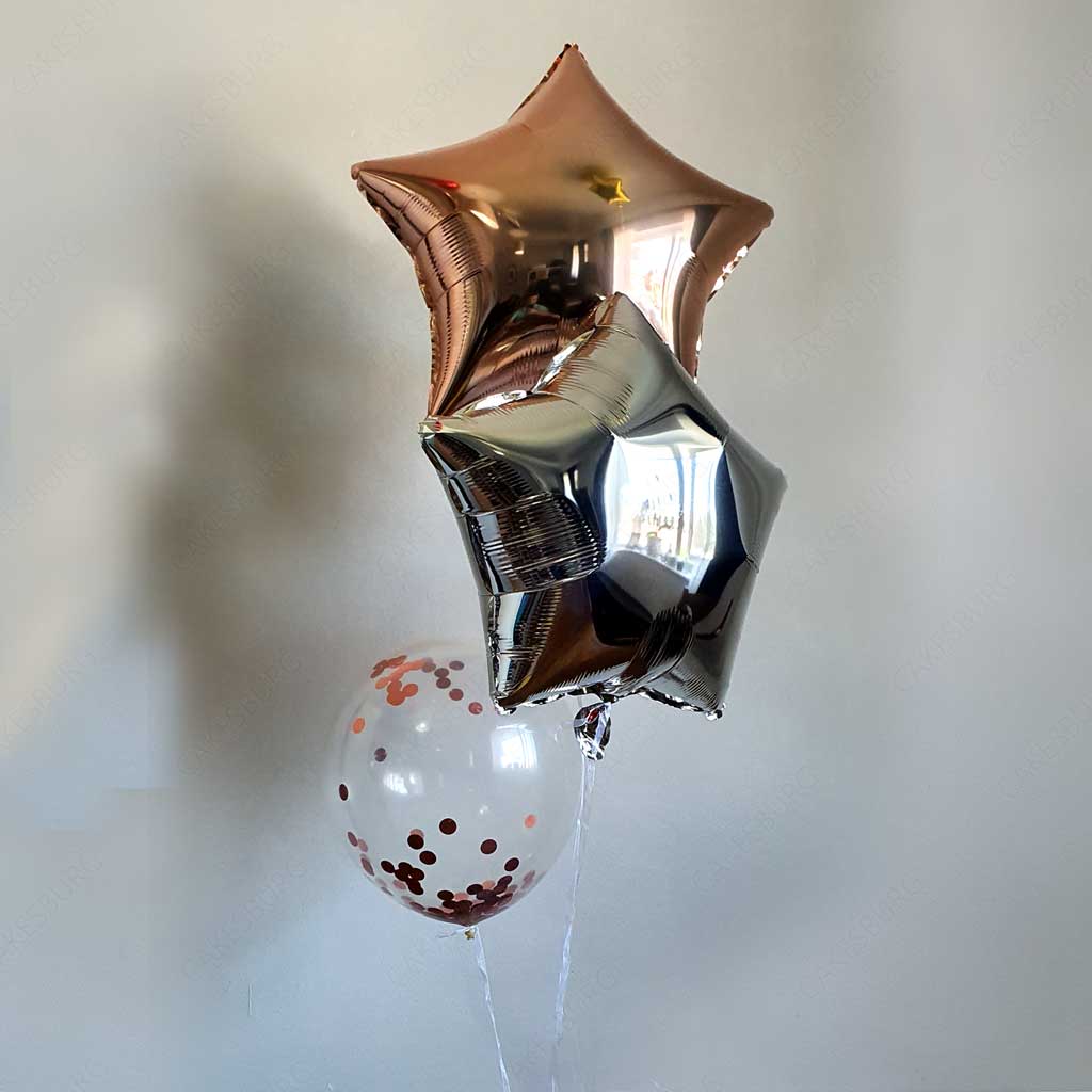 18 Inches Inflated Stars Balloon Bouquet