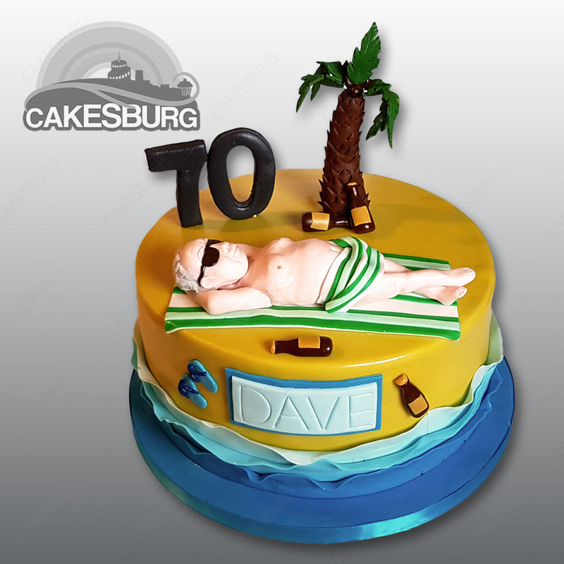 Retirement beach cake. | Retirement party cakes, Retirement cakes,  Retirement party decorations