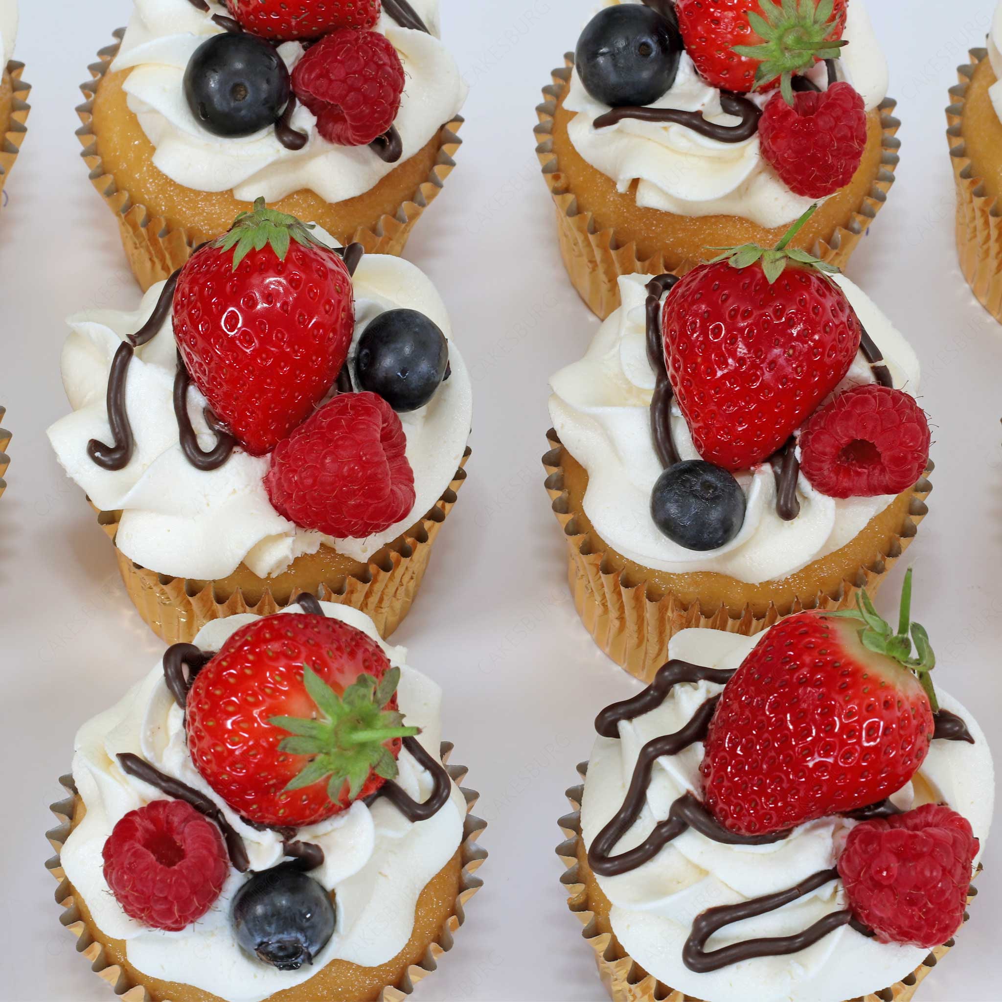 Premium Berries Cupcake Box