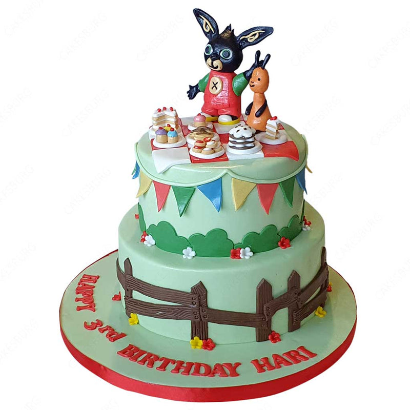 Edible Handmade Bing Personalised Birthday Cake Topper/ Decoration. - Etsy