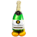 60" Bubbly Wine Bottle AirLoonz Foil Balloon (Air Fill)