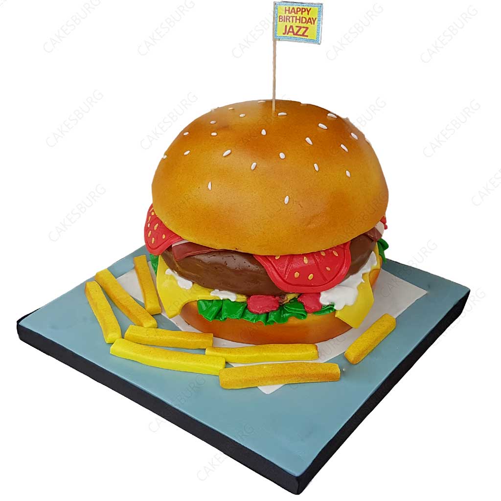 Burger Cake #1