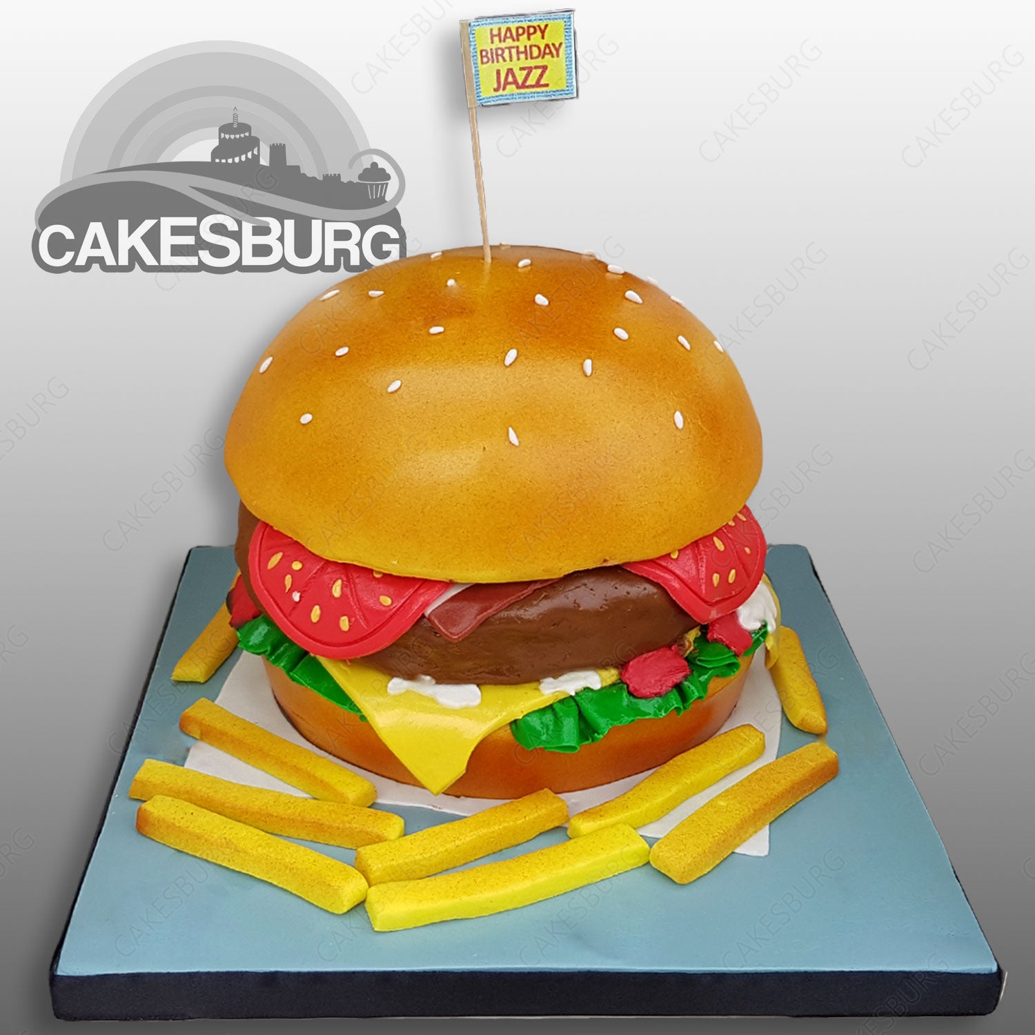Burger Cake #1