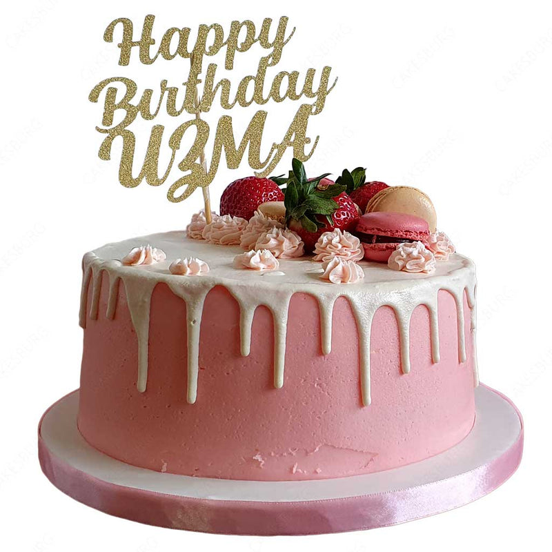 Happy Birthday Message Cake #3