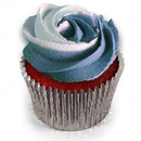 Premium Plain Cold Wave Cupcake Box