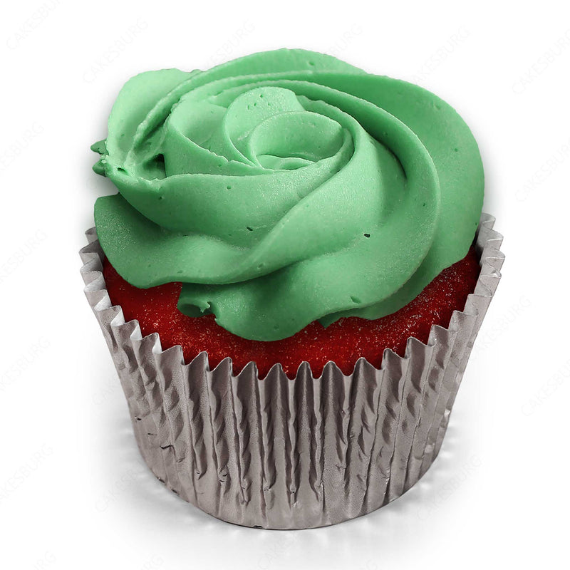 Premium Plain Green Cupcake Box