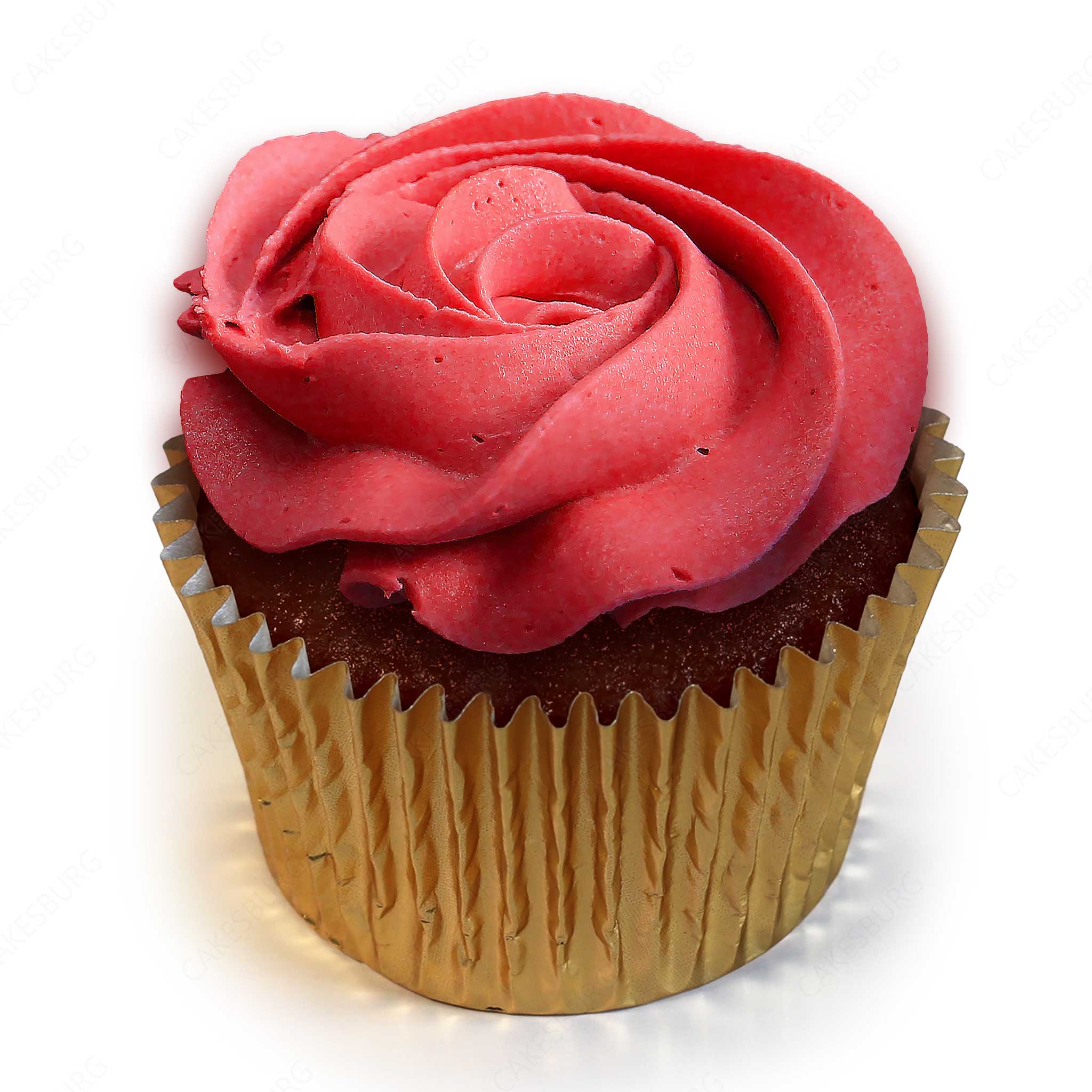 Premium Plain Red Cupcake Box