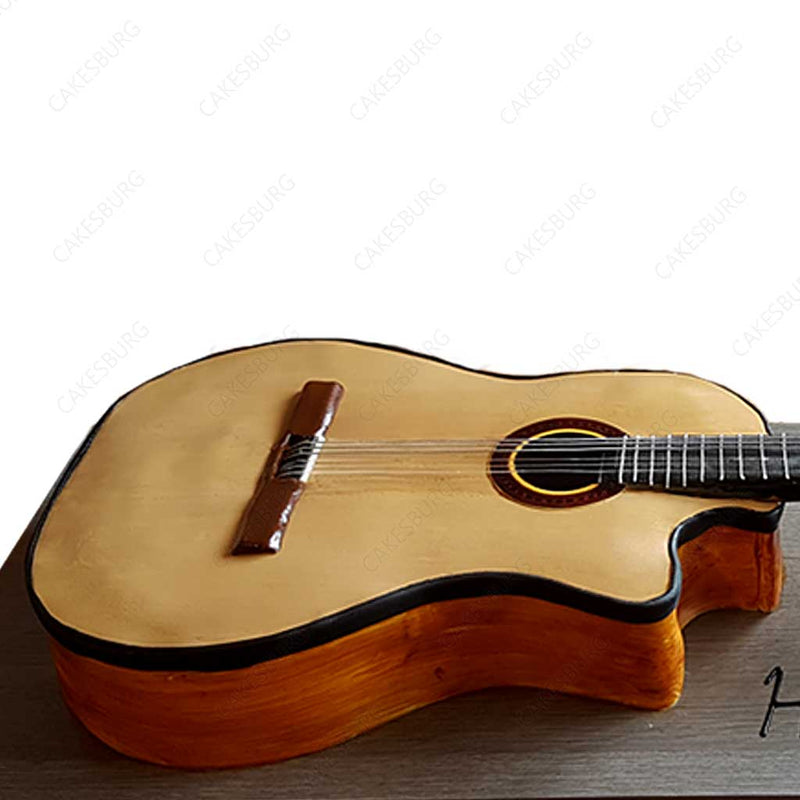 Electro Classical Acoustic Guitar Cake