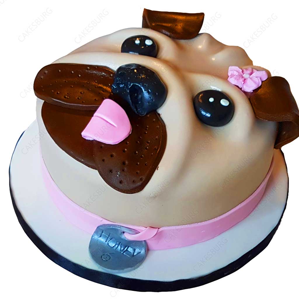 Winston the pug edible cake topper and name | eBay