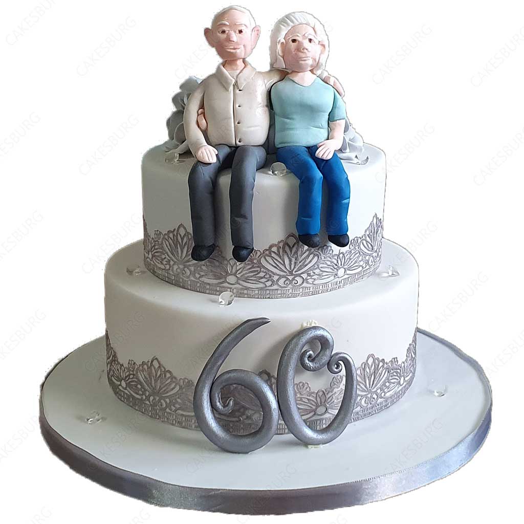 Endless Love Anniversary Cake
