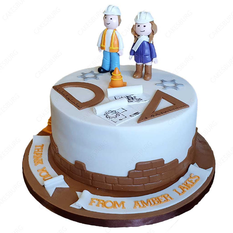 Shop for Fresh Engineer Theme Birthday Cake online - Salem