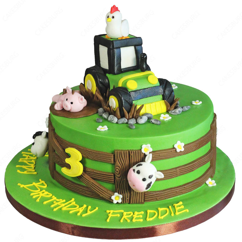 Green Claas tractor cake - Decorated Cake by Berns cakes - CakesDecor