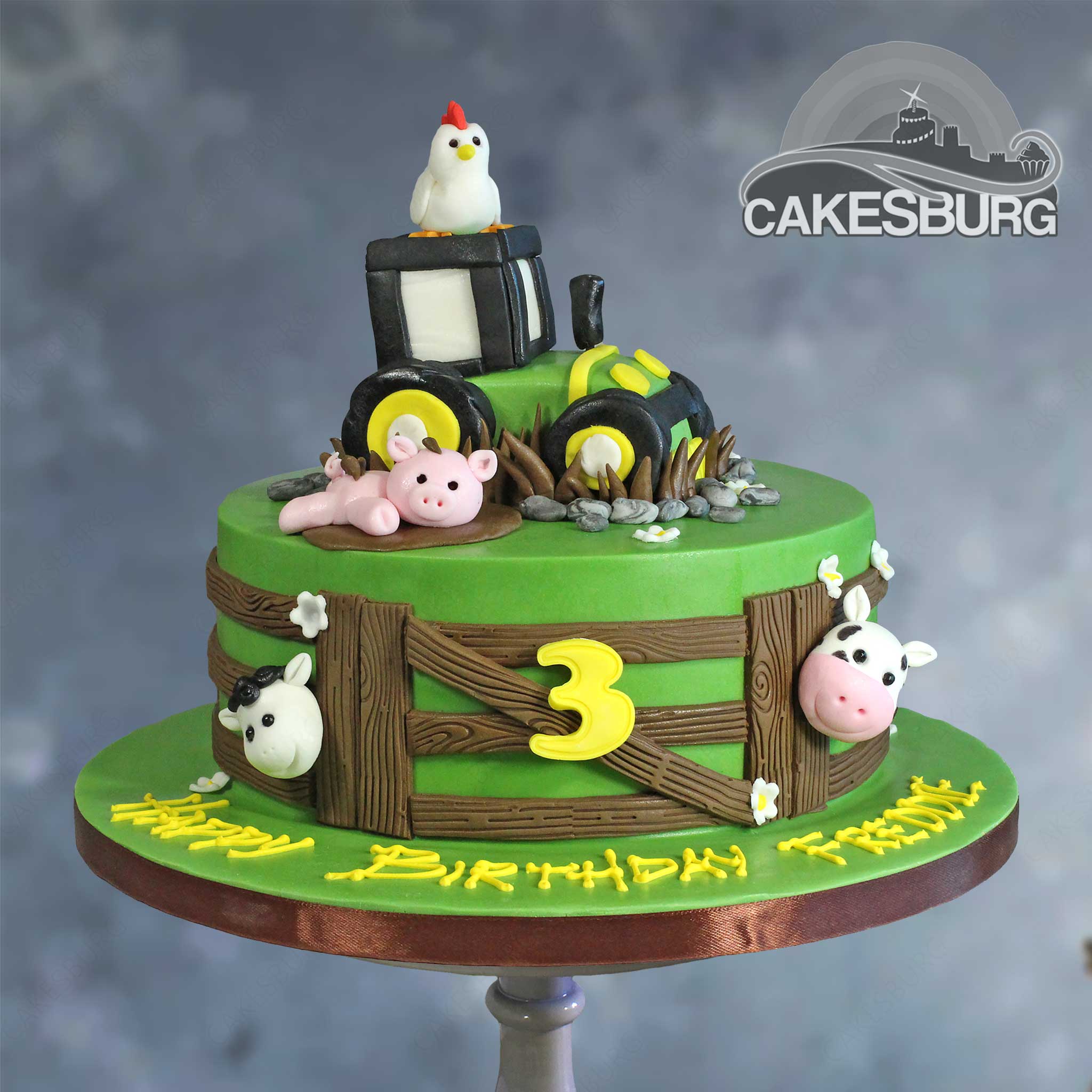 Barnyard Birthday Cake - CakeCentral.com