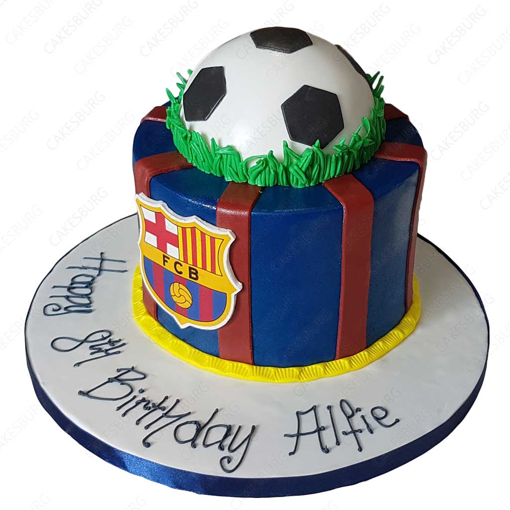 FC Barcelona Football Cake