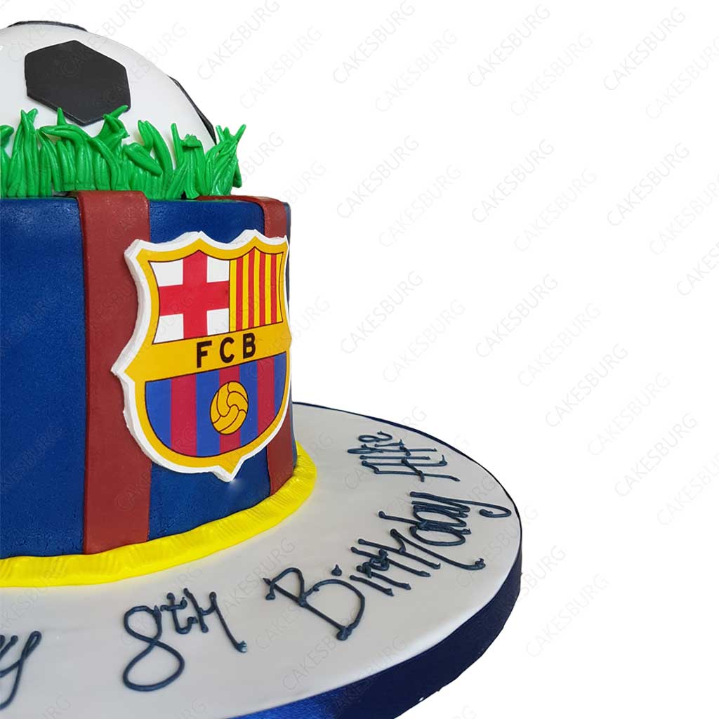 FC Barcelona Football Cake