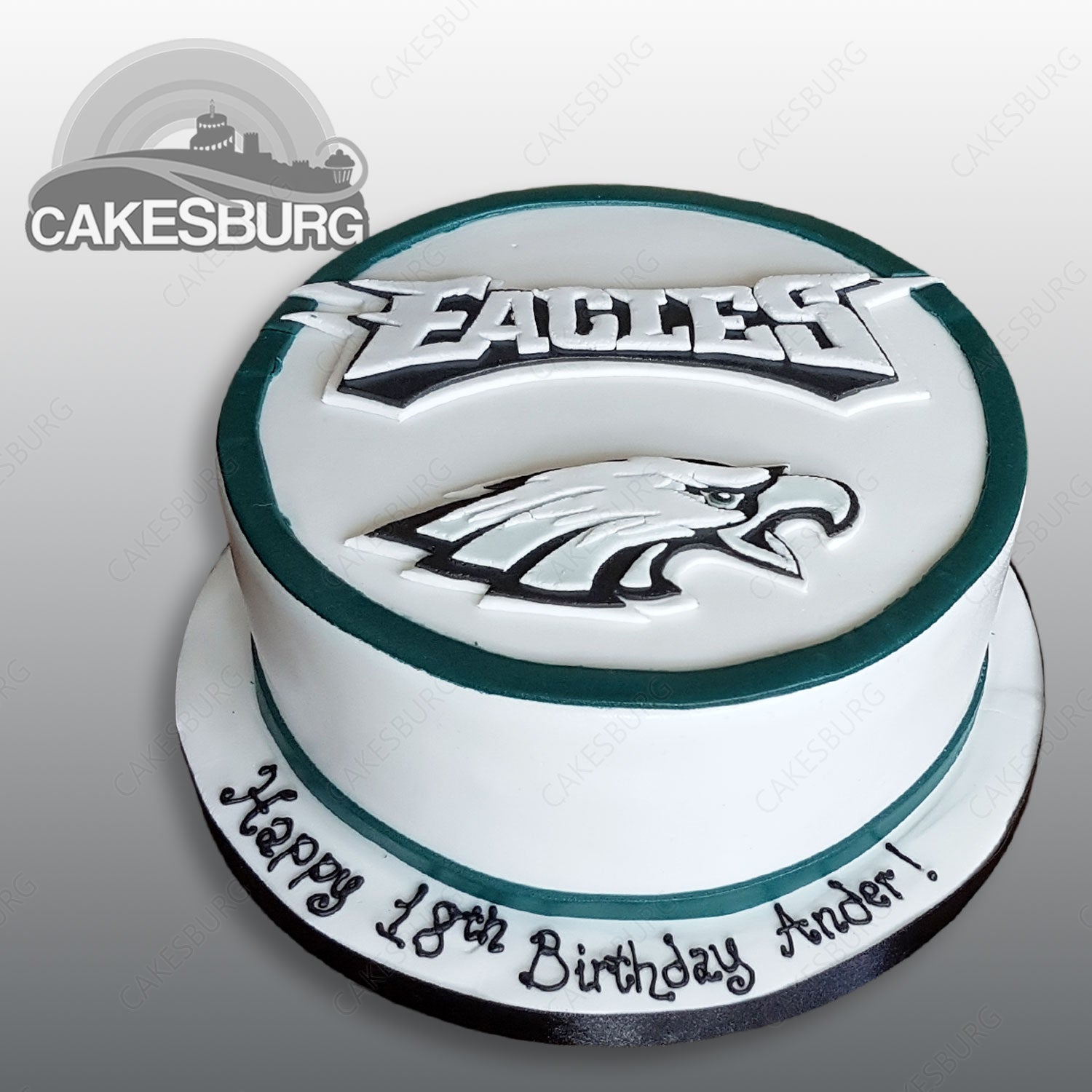 Eagles Super Bowl Cake – Madison K Cookies