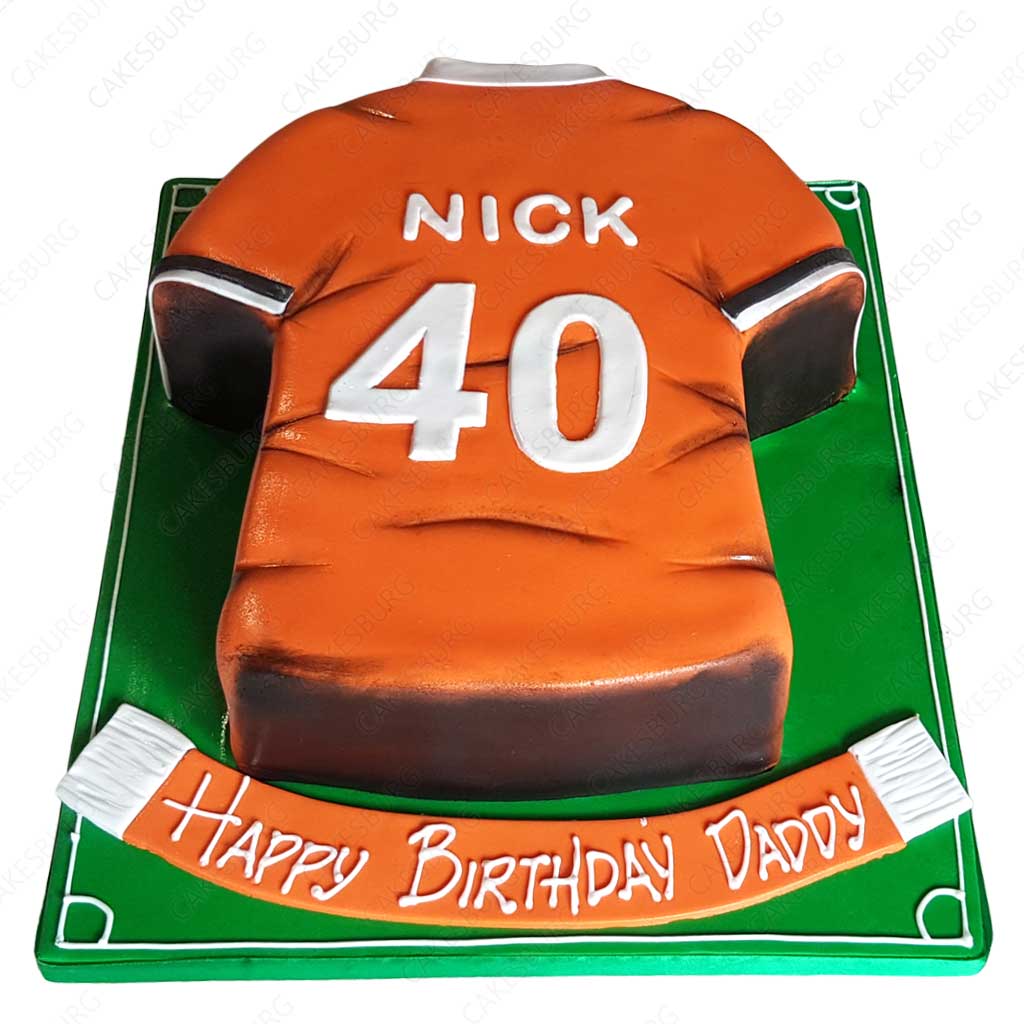 Football Uniform Cake