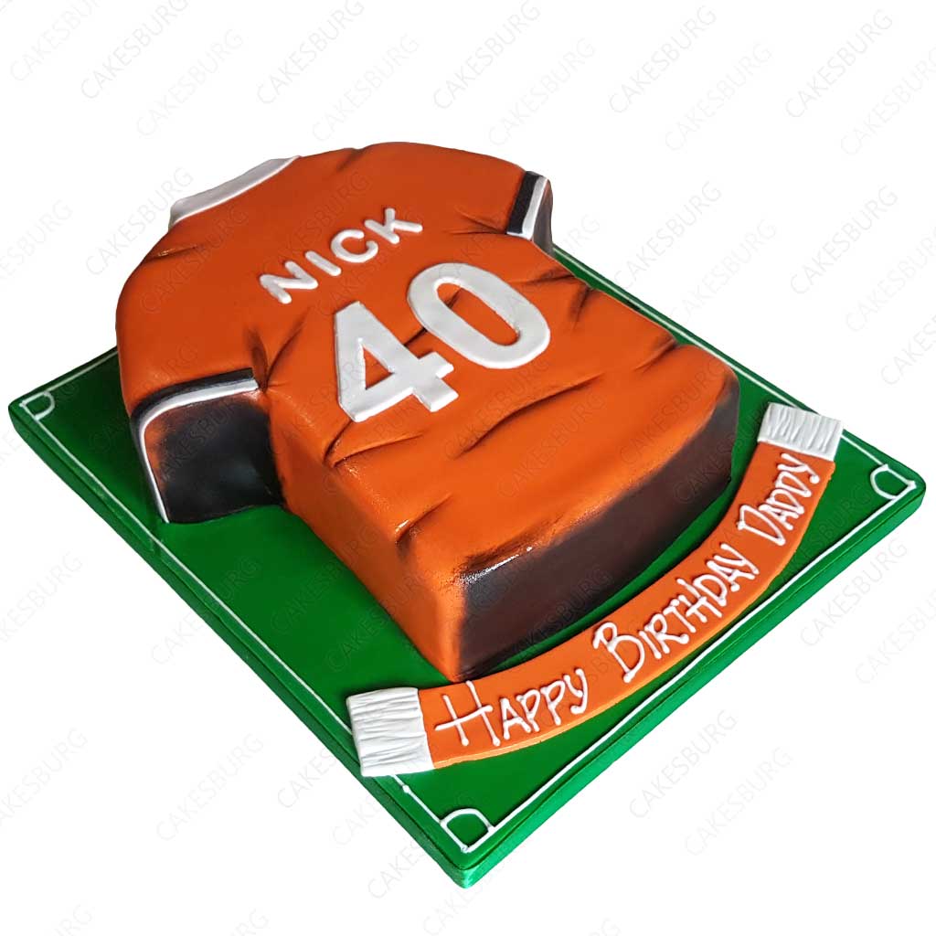 Football Uniform Cake