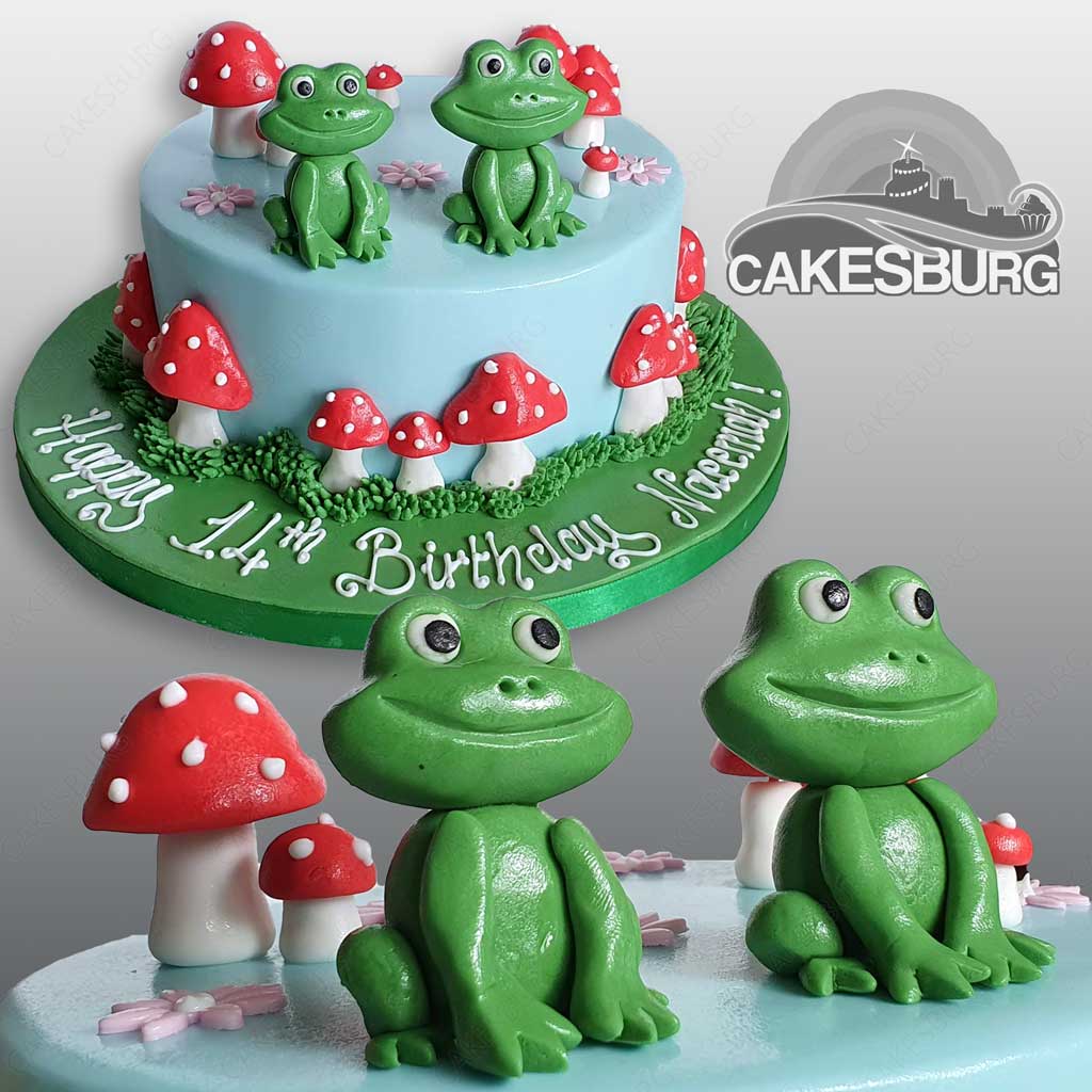 Cakes by Sevil — Cobra and Frogs cake.
