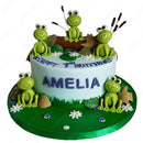 Frog Family Cake