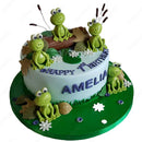 Frog Family Cake
