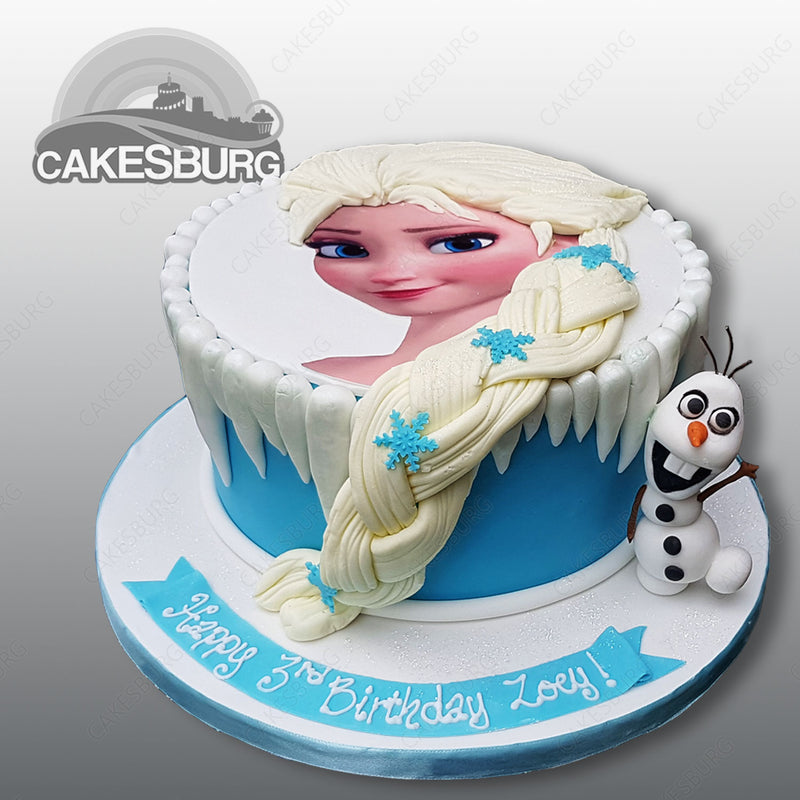 Frozen Beauty Birthday Cake - Cake Zone