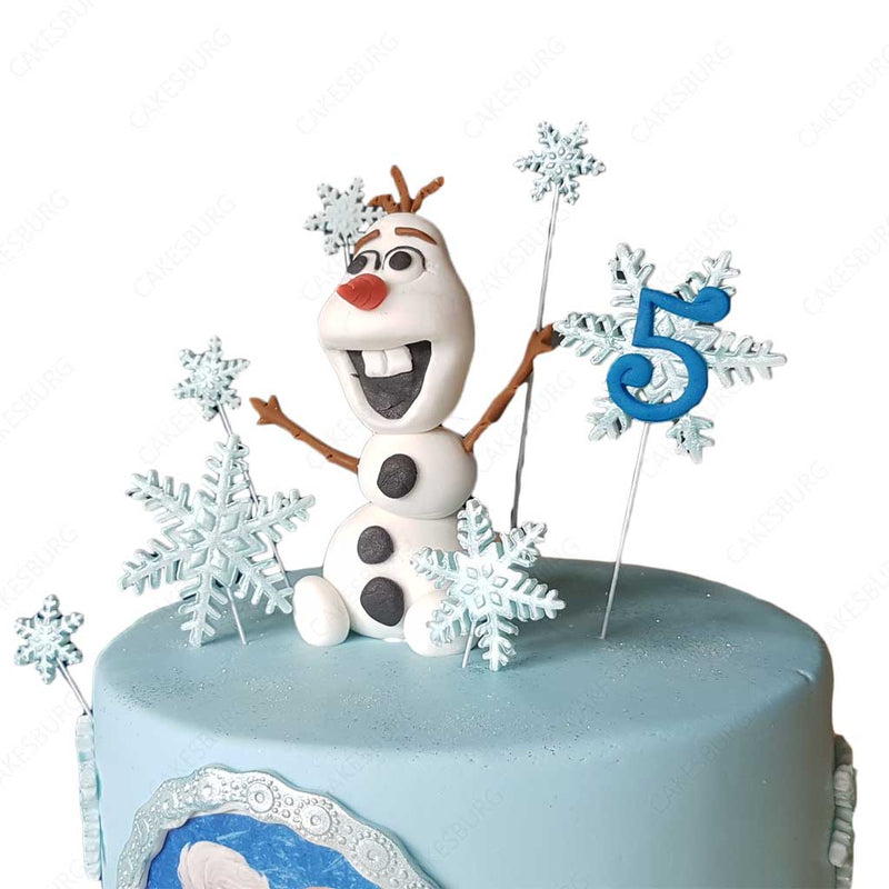 Frozen Elsa and Olaf Cake