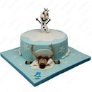 Frozen Olaf Cake