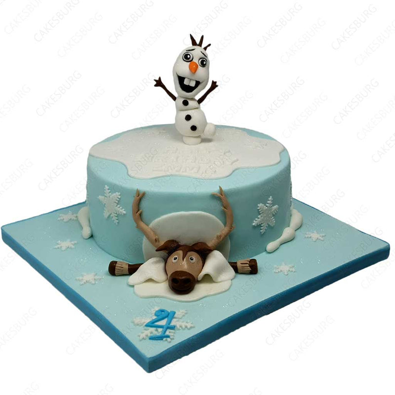 Frozen Olaf Cake