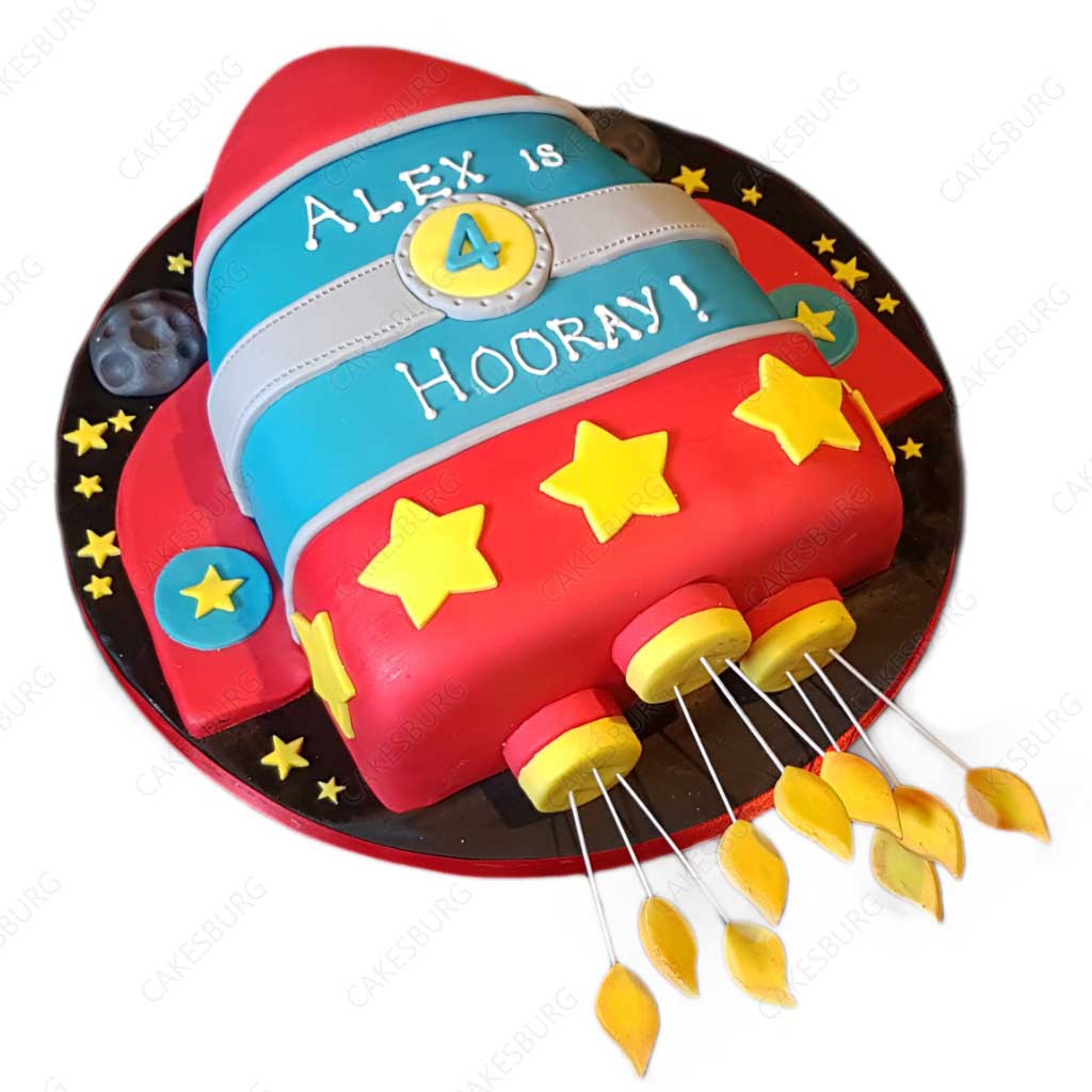 Galaxy Rocket Cake - [TOP SELLER]