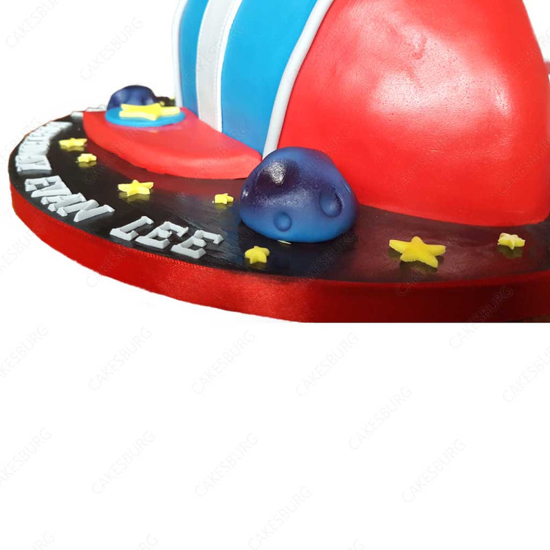 Galaxy Rocket Cake