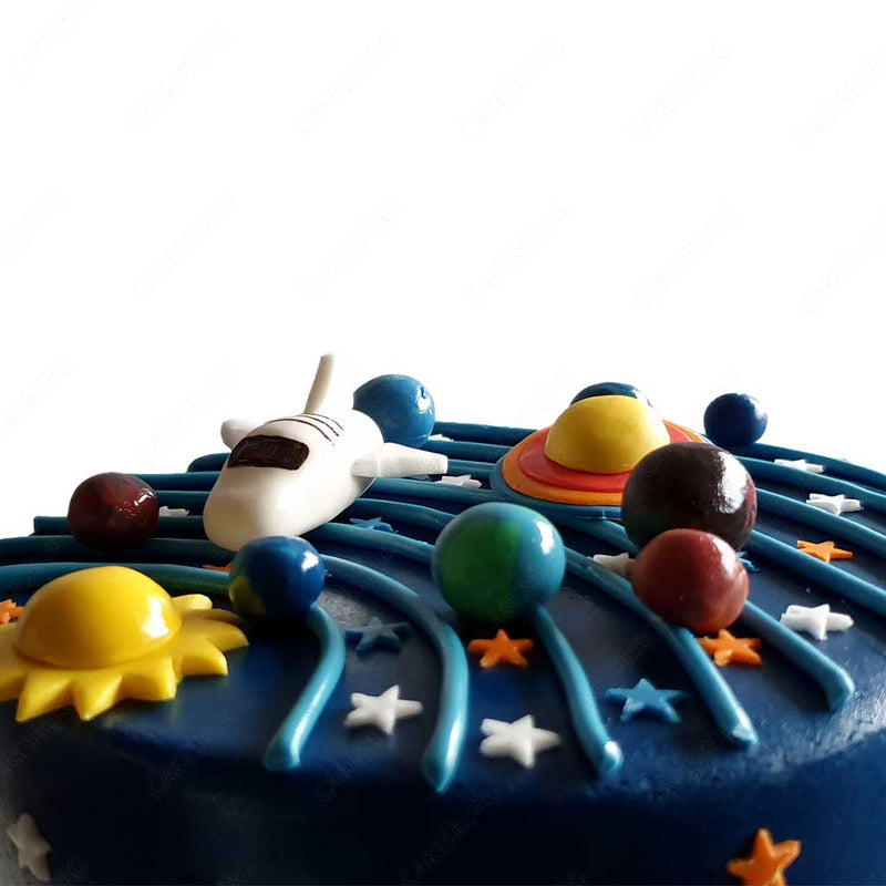Planets Cake Toppers Solar System Cake Toppers Space - Etsy