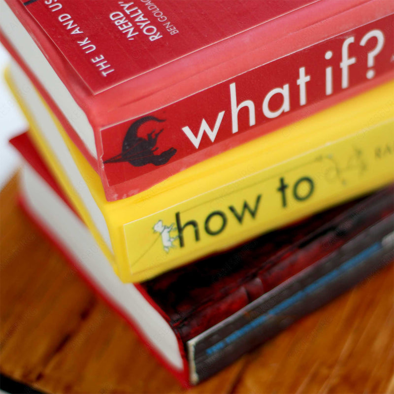 Stack Of Books Cake - Randall Munroe