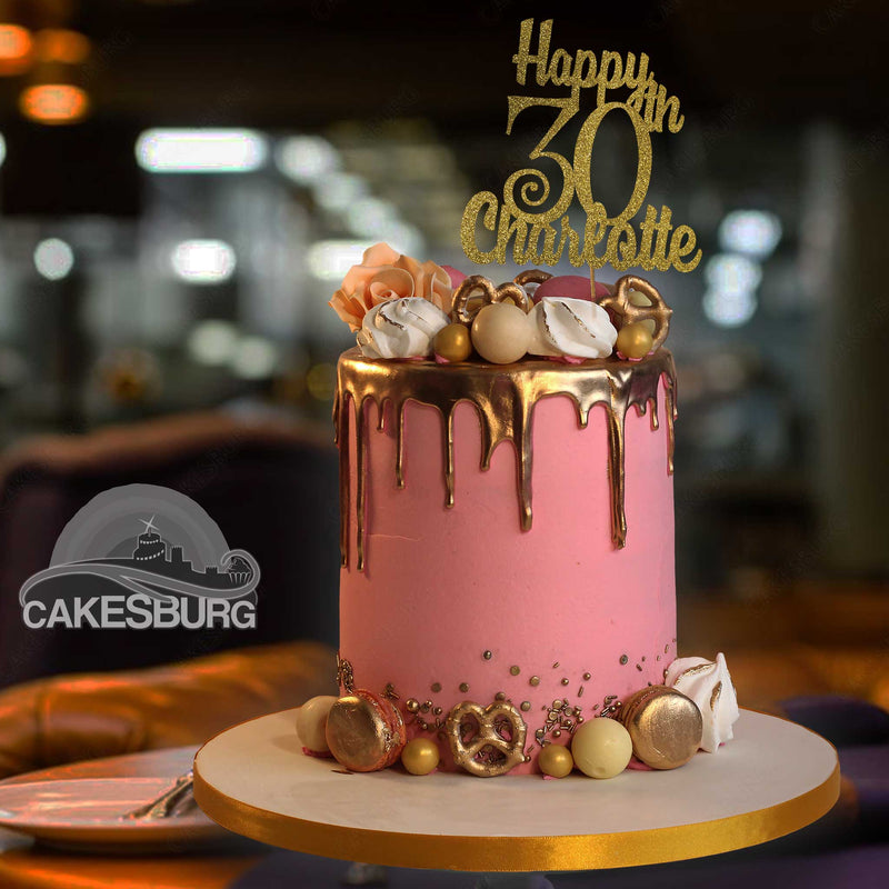 50TH-SINGNATURE-DRIP-CAKE - Denises Little Cake Company